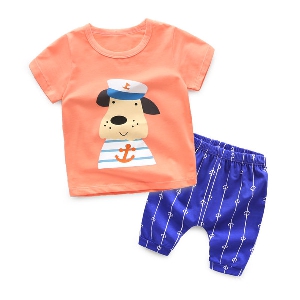 Детски комплект шорти и тениска за момчета