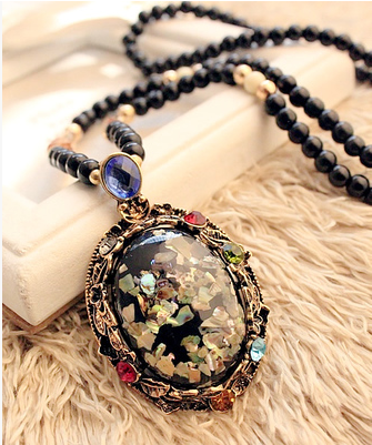 Γυναικεία κολίε σε διάφορους χρωματικούς συνδυασμούς-19 μοντέλα