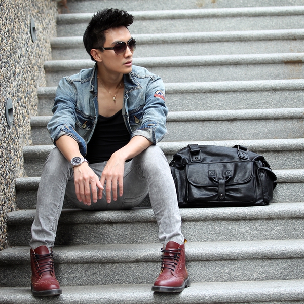 Черни пътни чанти за ръчен багаж от изкуствена кожа за мъже и жени 