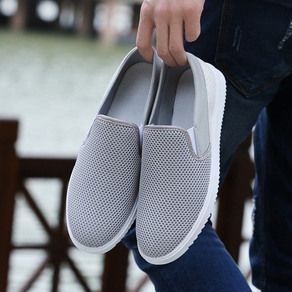 Мъжки летни спортни обувки за бягане - 6 модела в син, сив, зелен цвят - с дишаща мрежа