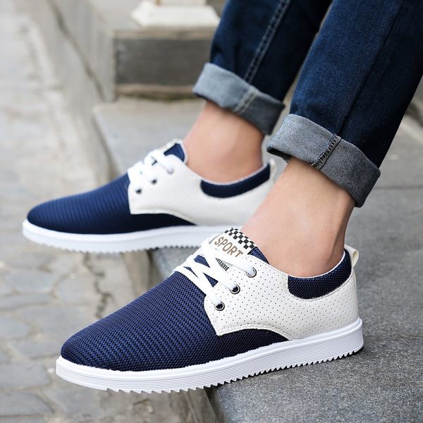 Мъжки летни обувки с дишаща мрежа подходящи за ежедневие, лек спорт и тичане - няколко модела