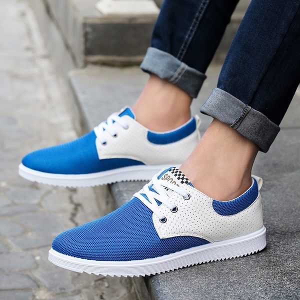 Мъжки мрежести кежуал обувки - подходящи за ежедневие и джогинг - два топ модела