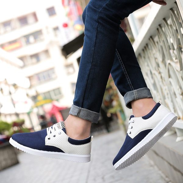 Мъжки мрежести кежуал обувки - подходящи за ежедневие и джогинг - два топ модела