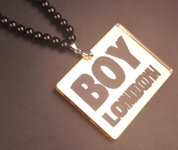 Ανδρική αλυσίδα σε γκρι και καφέ χρώμα -  Boy London