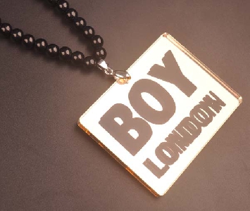 Мъжка верижка в сив и кафяв цвят - Boy London