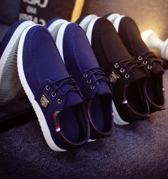 Мъжки обувки за джогинг и ежедневие - 4 модела в черен, бял и син цвят 
