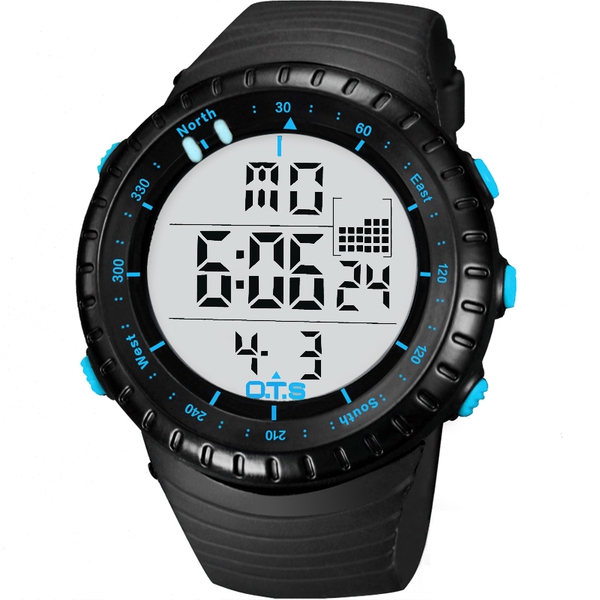 Ανδρικό ηλεκτρονικό ρολόι 14 χρωμάτων