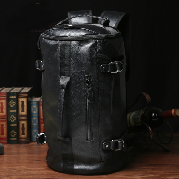 Мъжки и дамски пътни чанти тип раница от изкуствена кожа 