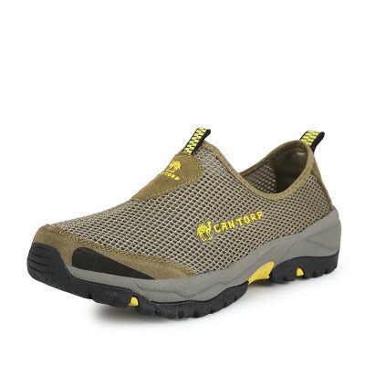 Мъжки туристически обувки - 4 модела - черни, бежови, зелени