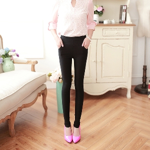Дамски клин - SLIM ефект тип панталон с джобове