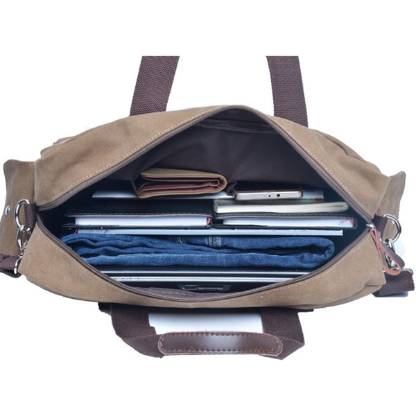 Ταξιδιωτικές τσάντες  για άντρες και γυναίκες σε καφέ χρώμα 40χ30χ15σμ
