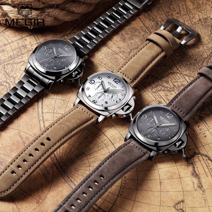 Ανδρικά αθλητικά ρολόγια πολυτελείας  Quartz 3 χρώματα