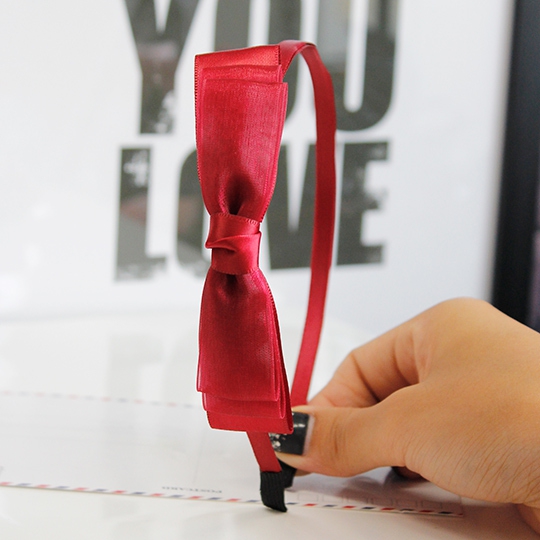 Дамска диадема в много различни цветове-тип  панделка