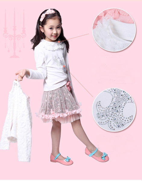 Κομψό κοστούμι 3 κομματιών για κορίτσια