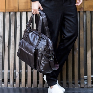 Малки и големи черни и кафяви пътни чанти за ръчен багаж - 2 размера 