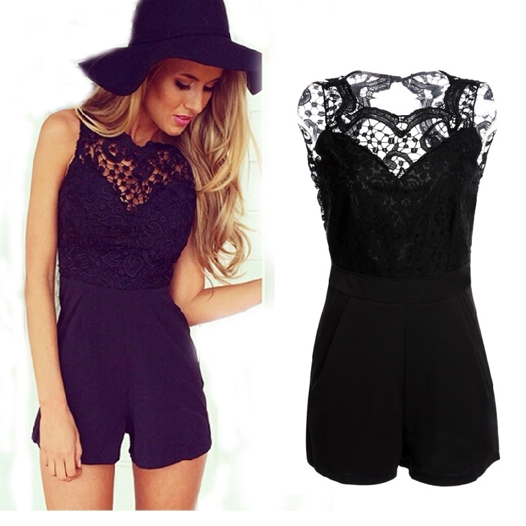 Κυρίες καλοκαίρι μπλούζα με ανοιχτή πλάτη και δαντέλα