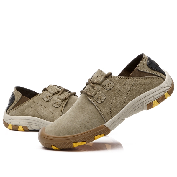 Спортни туристически обувки за мъже - кафяви и сиви модели