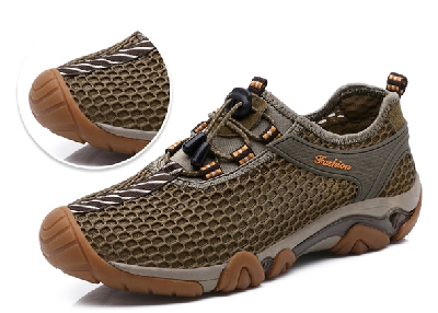 Мъжки летни дишащи обувки с ветропропусклива мрежа - 3 модела подходящи за ежедневие, туризъм и планина