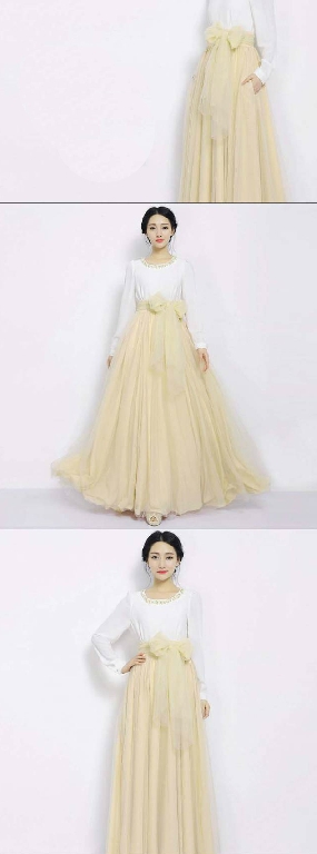 Κυρίες μεγάλη φούστα για κάθε περίσταση σε διάφορα χρώματα τούλι ύφασμα