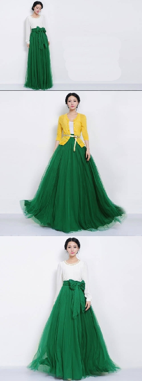 Κυρίες μεγάλη φούστα για κάθε περίσταση σε διάφορα χρώματα τούλι ύφασμα