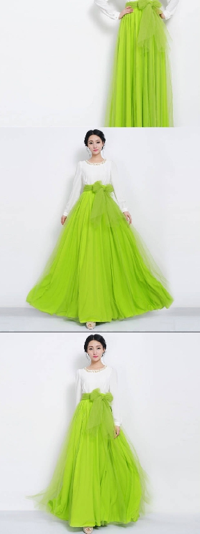 Κυρίες μεγάλη φούστα για κάθε περίσταση σε διάφορα χρώματα τούλι ύφασμα