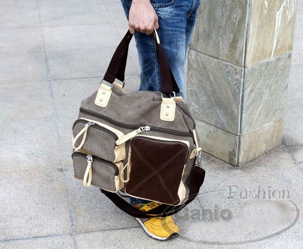 Шарени пътни чанти съставени от памук - 2 модела 