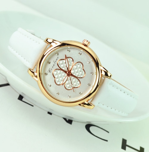 Γυναικεία Quartz ρολόγια  με τριφύλλι 6 χρωμάτων
