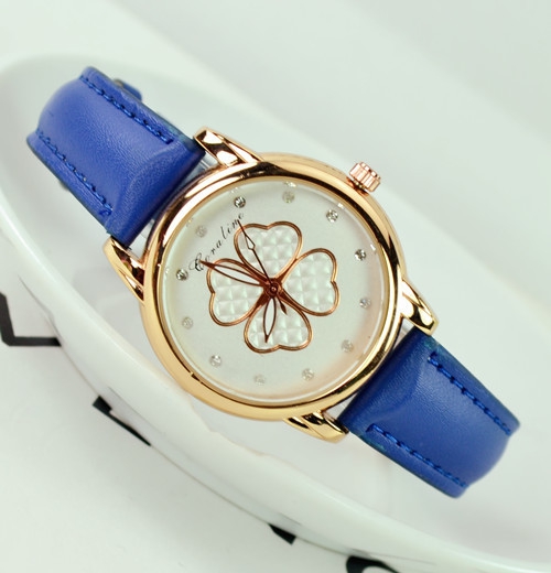 Γυναικεία Quartz ρολόγια  με τριφύλλι 6 χρωμάτων