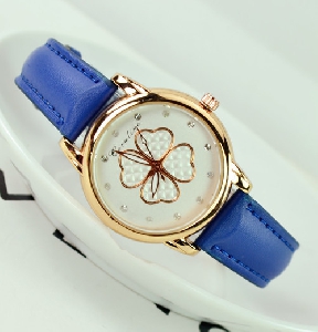 Дамски кварцов часовник с детелинка 6 цвята