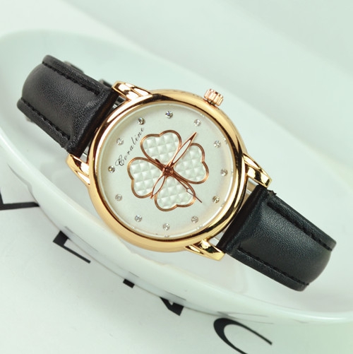 Γυναικεία Quartz ρολόγια  με τριφύλλι 6 χρωμάτων