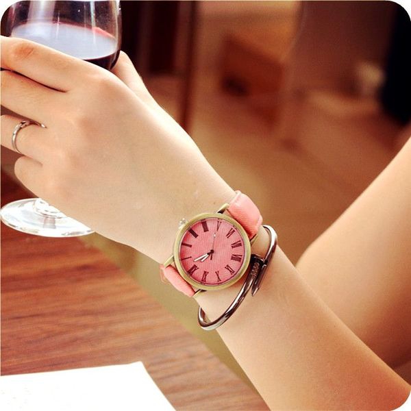 Γυναικεία  Quartz ρολόγια 8 χρώματα