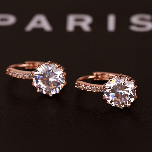 Дамски кристални обеци-1 модел