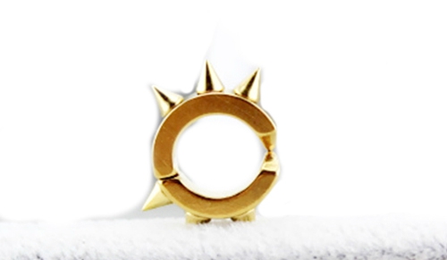 Мъжки обеци 1 бр. в златист,сребрист и черен цвят-11 модела в различни размери