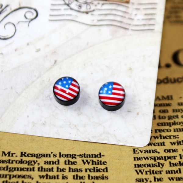 Мъжки обеци - 8 модела в 8 мм размер