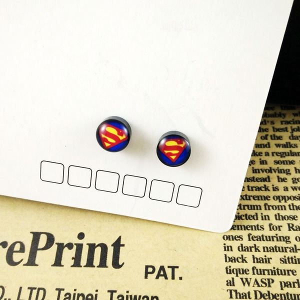 Мъжки обеци - 8 модела в 8 мм размер