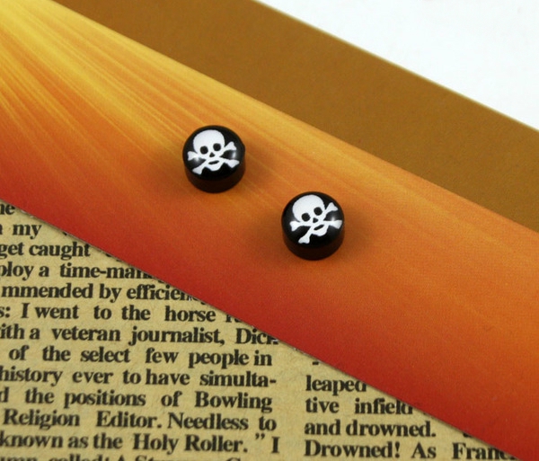 Мъжки обеци - 8 модела в 8 мм размер