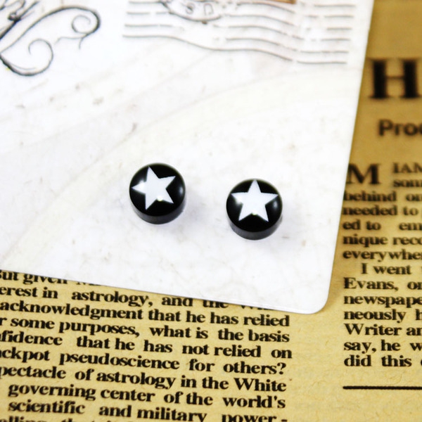 Мъжки обеци - 8 модела в 8 мм размер