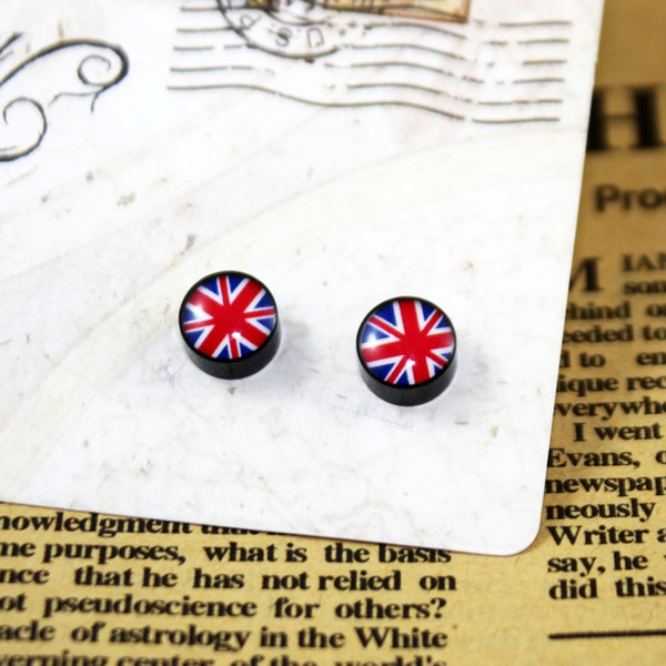 Мъжки обеци - 8 модела в 8 мм размер