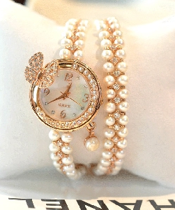 Дамски часовници с естетически темперамент диамант пеперуда 