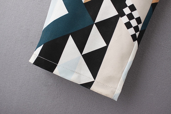 Οι γυναίκες πολύχρωμα jumpsuit με μακρύ παντελόνι