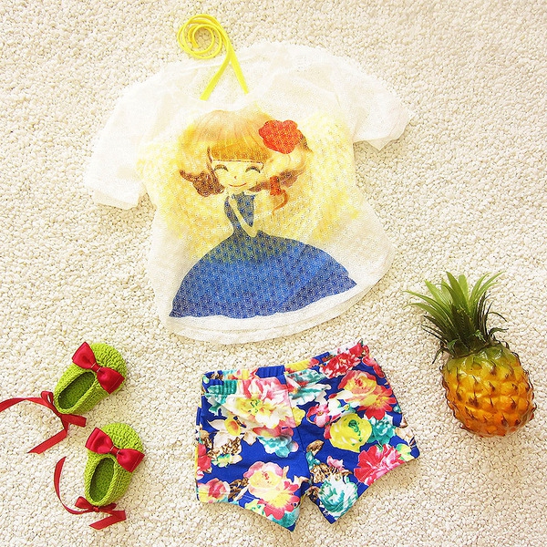 Детски луксозен бански с ресни: 2 варианта