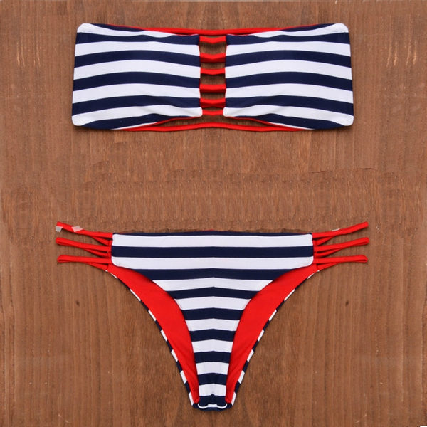 Οι γυναίκες το καλοκαίρι κολύμβησης σε φρέσκα χρώματα σε 5 διαφορετικά μοντέλα