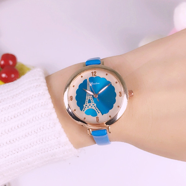 Γυναικέια ρολόγια σε  μπλε και ροζ χρώμα 