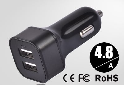 USB 2 порт / зарядно за  автомобил /  iphone 5 / Samsung Galaxy S3 мини