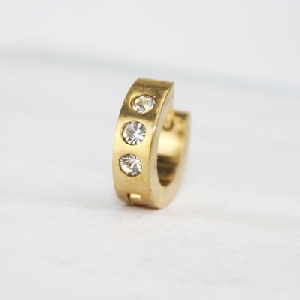 Ανδρικά σκουλαρίκια σε χρυσό, ασήμι και μαύρο χρώμα-14 σχέδια