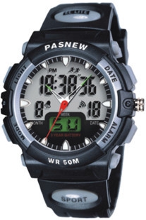 Ανδρικό αθλητικό ρολόι με διπλή οθόνη 6 χρωμάτων