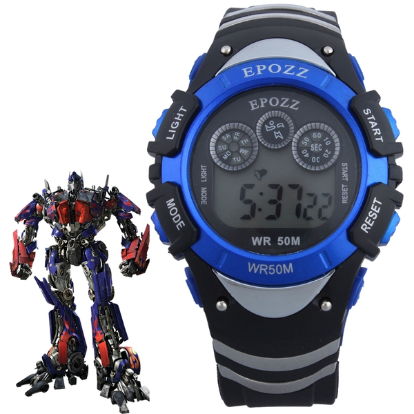 Transformers πολυλειτουργικό ηλεκτρονικό ρολόι σε τέσσερα χρώμαα