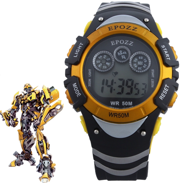 Transformers мултифункционален електронен часовник четири цвята