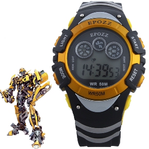 Transformers мултифункционален електронен часовник четири цвята