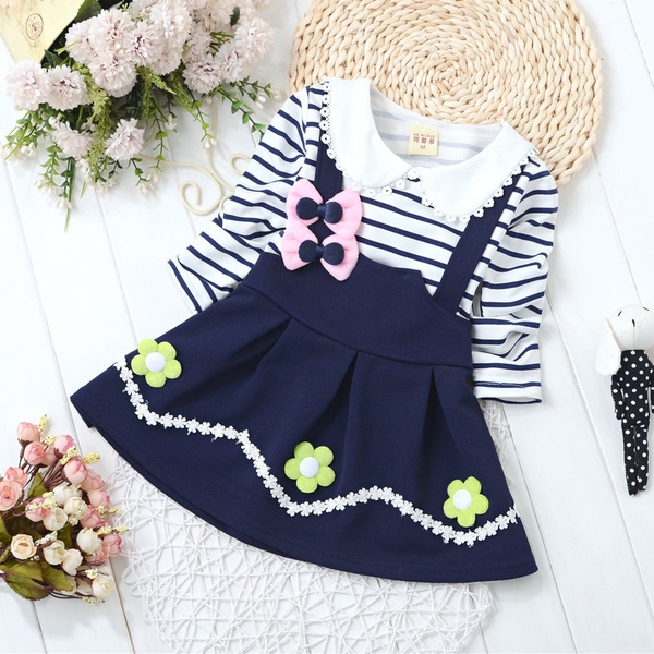 Φορέματα παιδικά, βραχυπρόθεσμα και μακρύ μανίκι